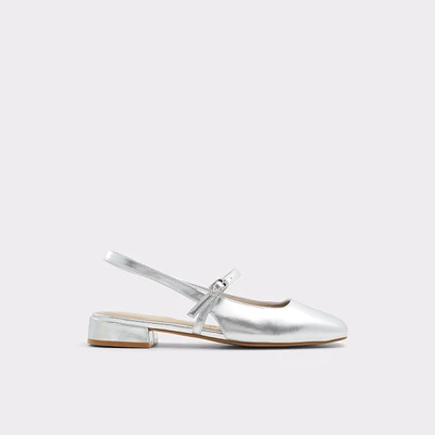 Huguette Silver Women's Slingbacks | ALDO US
