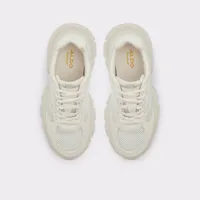 Hypestep White Synthetic Mixed Material Women's Sneakers | ALDO US