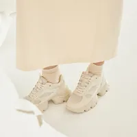 Hypestep White Synthetic Mixed Material Women's Sneakers | ALDO US