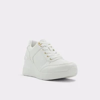 Iconistep White Overflow Women's Platform and Wedge Sneakers | ALDO Canada