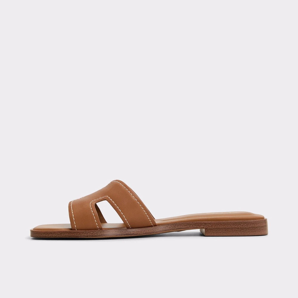 Itsandal Medium Brown Women's Flat Sandals | ALDO Canada