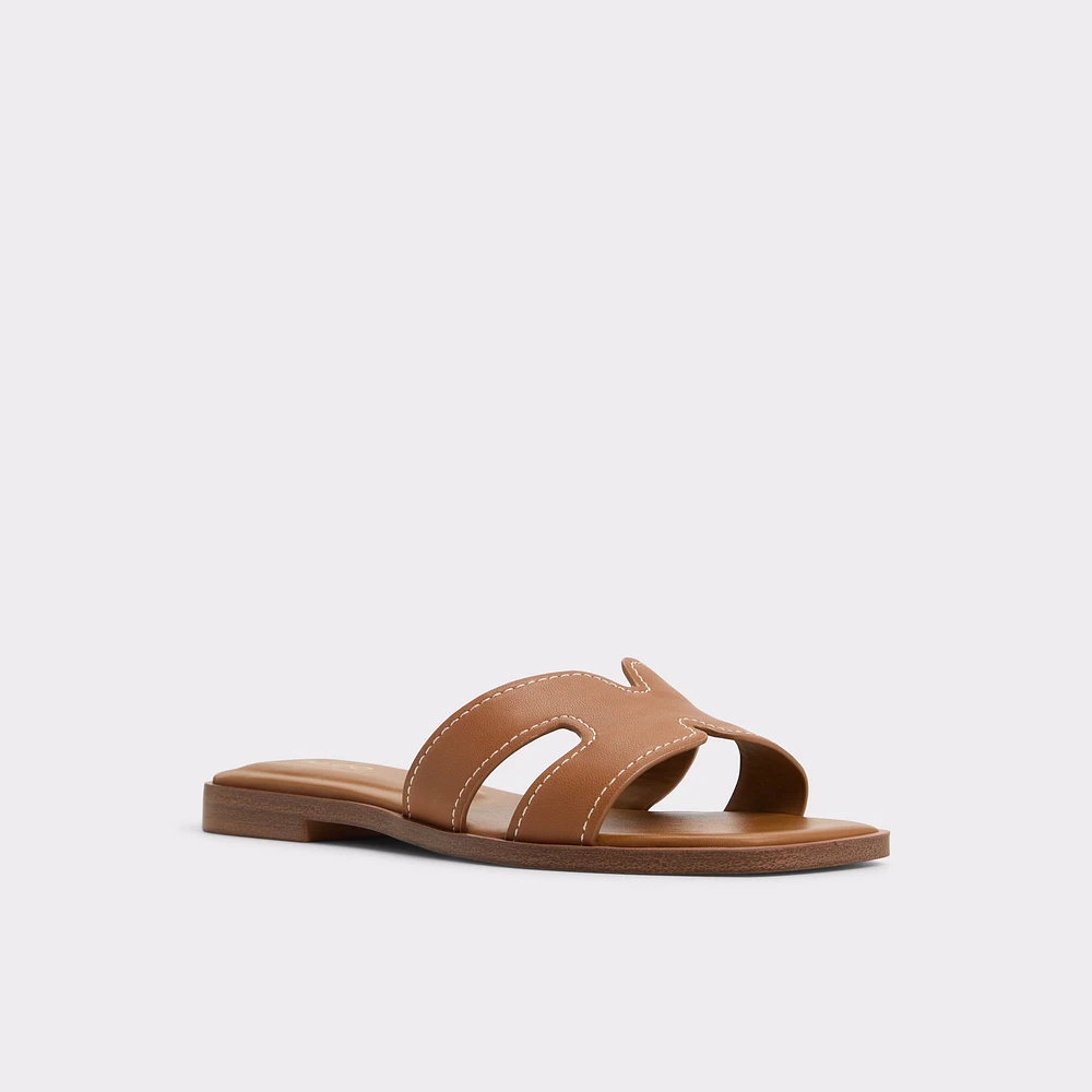 Itsandal Medium Brown Women's Flat Sandals | ALDO Canada