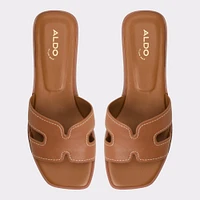 Itsandal Medium Brown Women's Flat Sandals | ALDO Canada