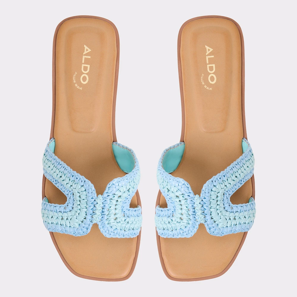 Itsandal Blue Combo Women's Flat Sandals | ALDO Canada