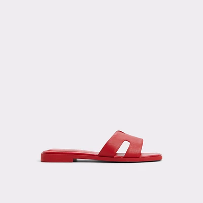 Itsandal Bright Red Women's Flat Sandals | ALDO Canada