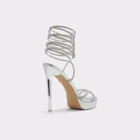 Izabella Silver Women's Strappy sandals | ALDO US