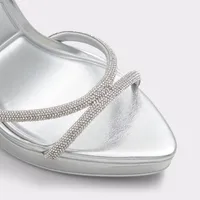 Izabella Silver Women's Strappy sandals | ALDO US