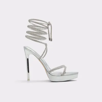 Izabella Silver Women's Strappy sandals | ALDO US