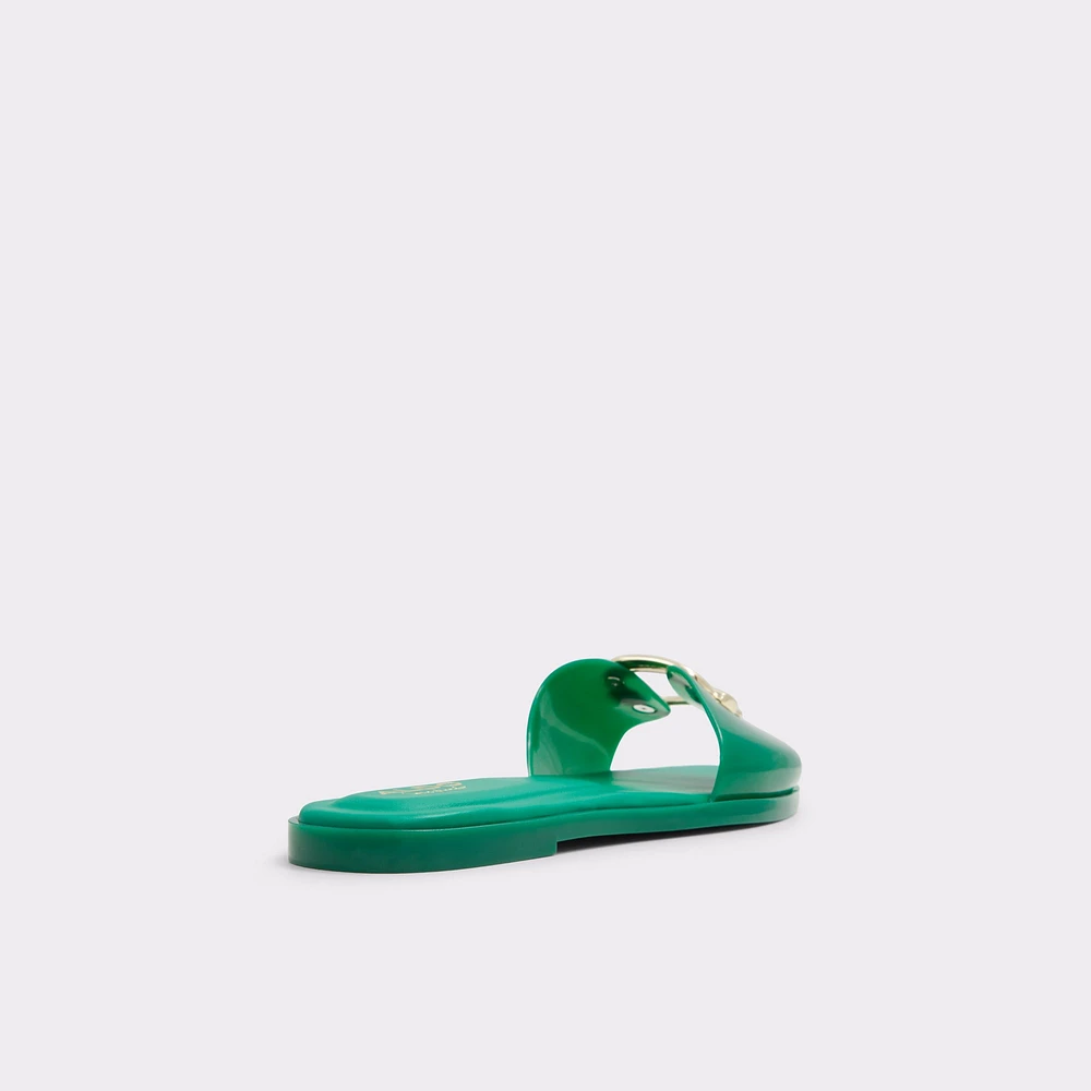 Jellyicious Vert Moyen Femmes Sandales à talon plat | ALDO Canada