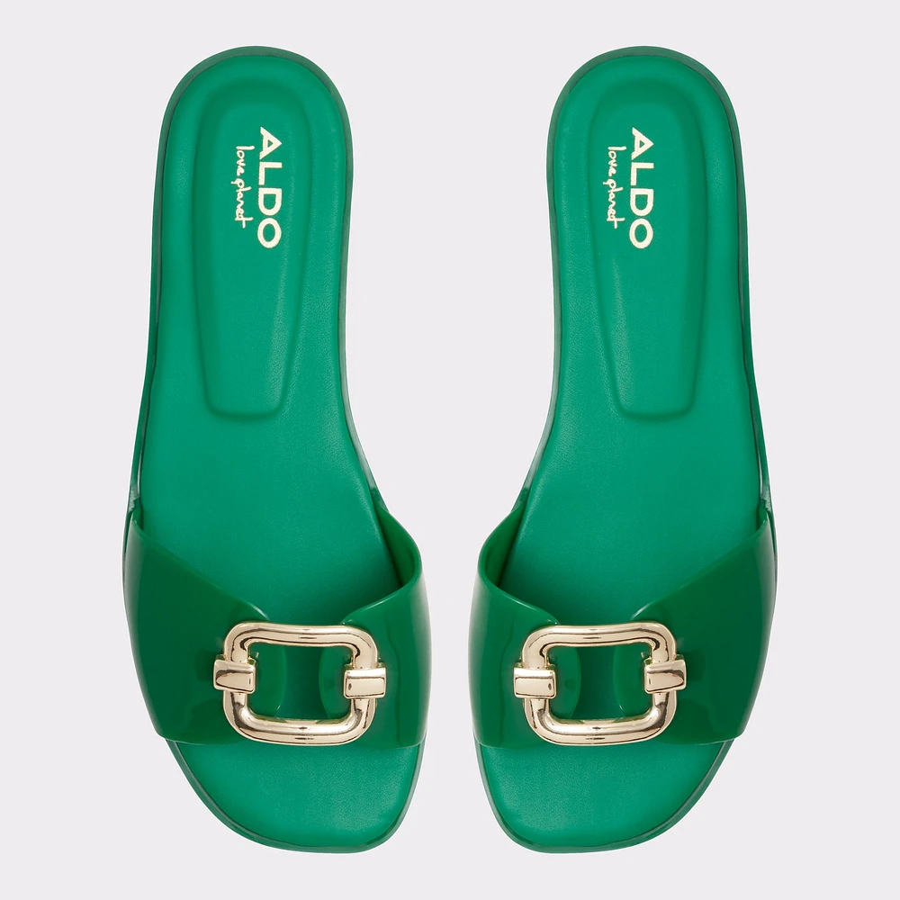 Jellyicious Vert Moyen Femmes Sandales à talon plat | ALDO Canada