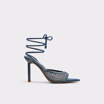 Jessamine Medium Blue Women's Heeled sandals | ALDO US