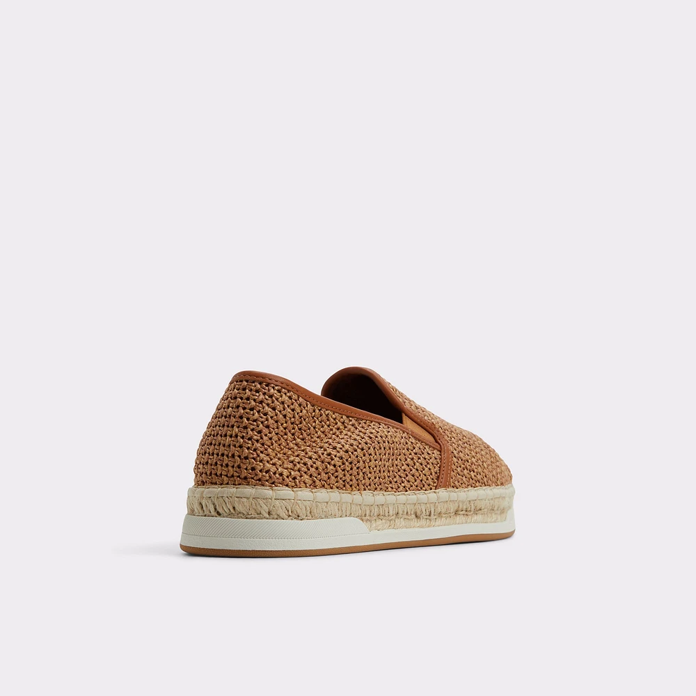 Johnney Cognac Textile Raffia Men's Espadrilles | ALDO Canada