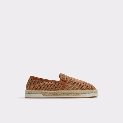 Johnney Cognac Toile Raphia Hommes Espadrilles | ALDO Canada