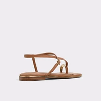 Jomalina Marron Moyen Femmes Sandales à talon plat | ALDO Canada