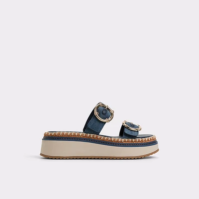 Kaeithien Dark Blue Women's Platforms & Wedges | ALDO Canada