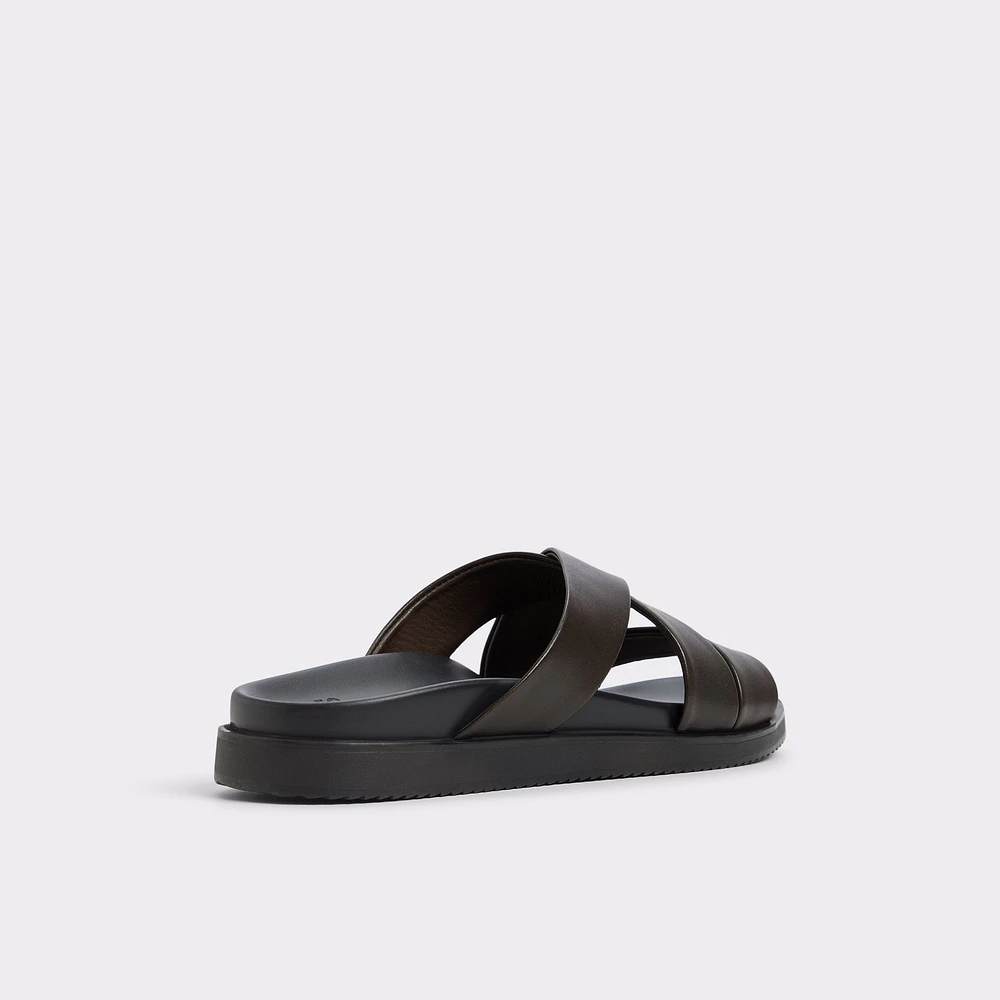 Kairo Dark Brown Men's Sandals & Slides | ALDO Canada