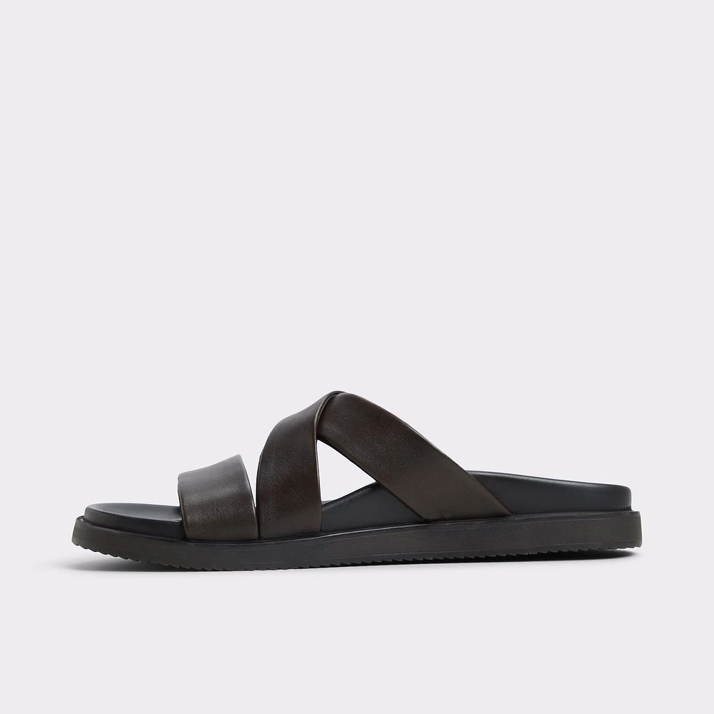 Kairo Dark Brown Men's Sandals & Slides | ALDO Canada