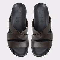 Kairo Dark Brown Men's Sandals & Slides | ALDO Canada