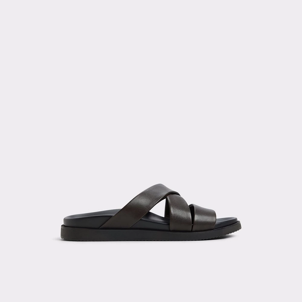 Kairo Dark Brown Men's Sandals & Slides | ALDO Canada