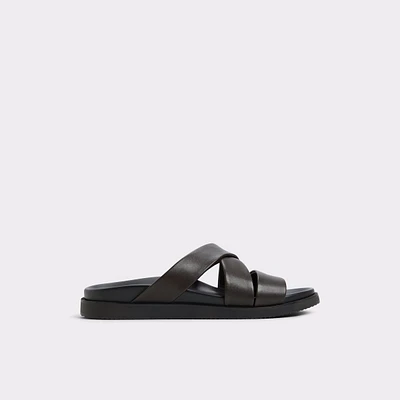 Kairo Dark Brown Men's Sandals & Slides | ALDO Canada