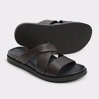 Kairo Dark Brown Men's Sandals & Slides | ALDO Canada
