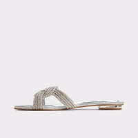 Karlina Argent Femmes Sandales à talon plat | ALDO Canada