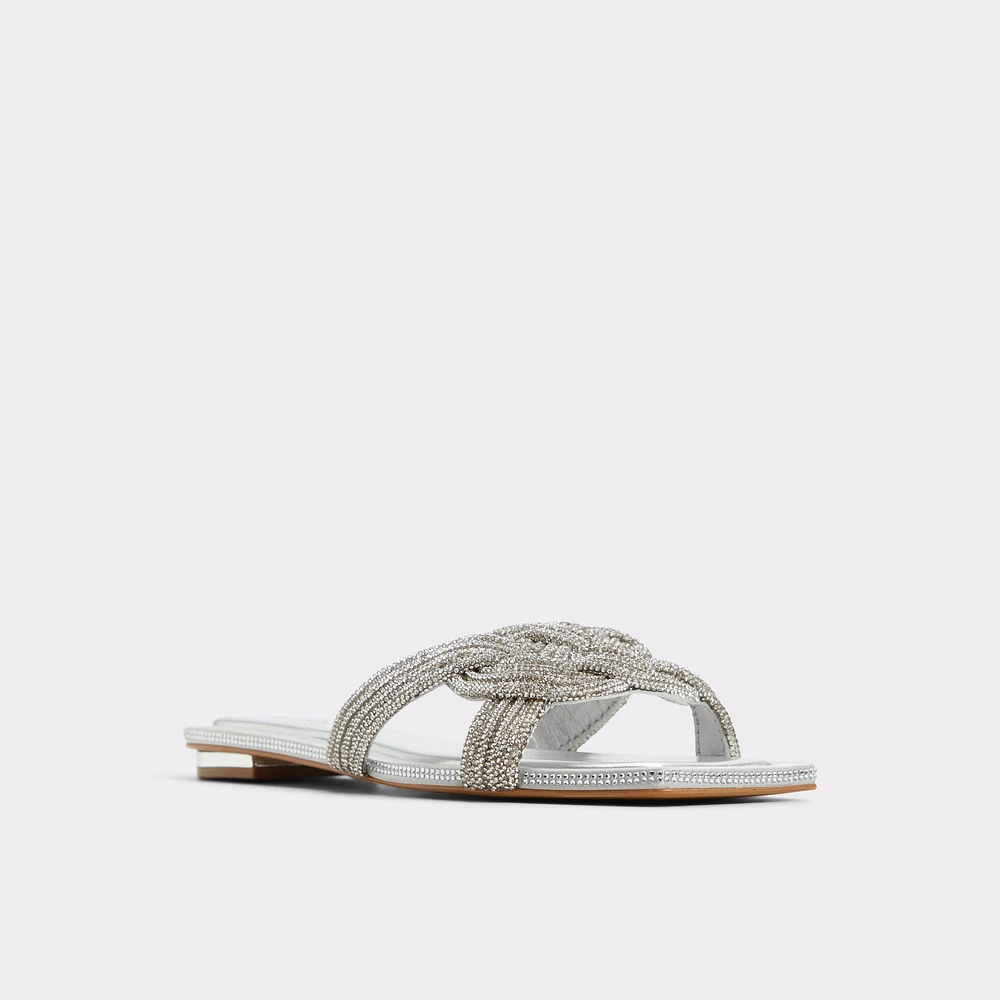 Karlina Argent Femmes Sandales à talon plat | ALDO Canada