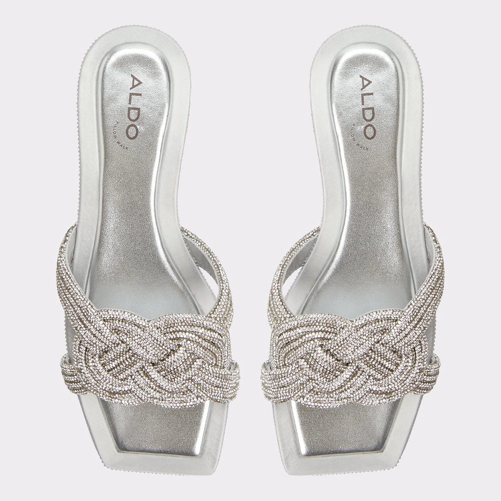 Karlina Argent Femmes Sandales à talon plat | ALDO Canada