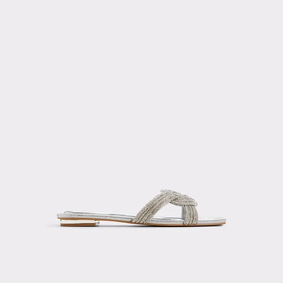 Karlina Argent Femmes Sandales à talon plat | ALDO Canada