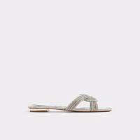 Karlina Argent Femmes Sandales à talon plat | ALDO Canada