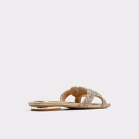 Karlina Gold Women's Flat Sandals | ALDO Canada
