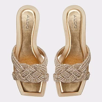 Karlina Gold Women's Flat Sandals | ALDO Canada