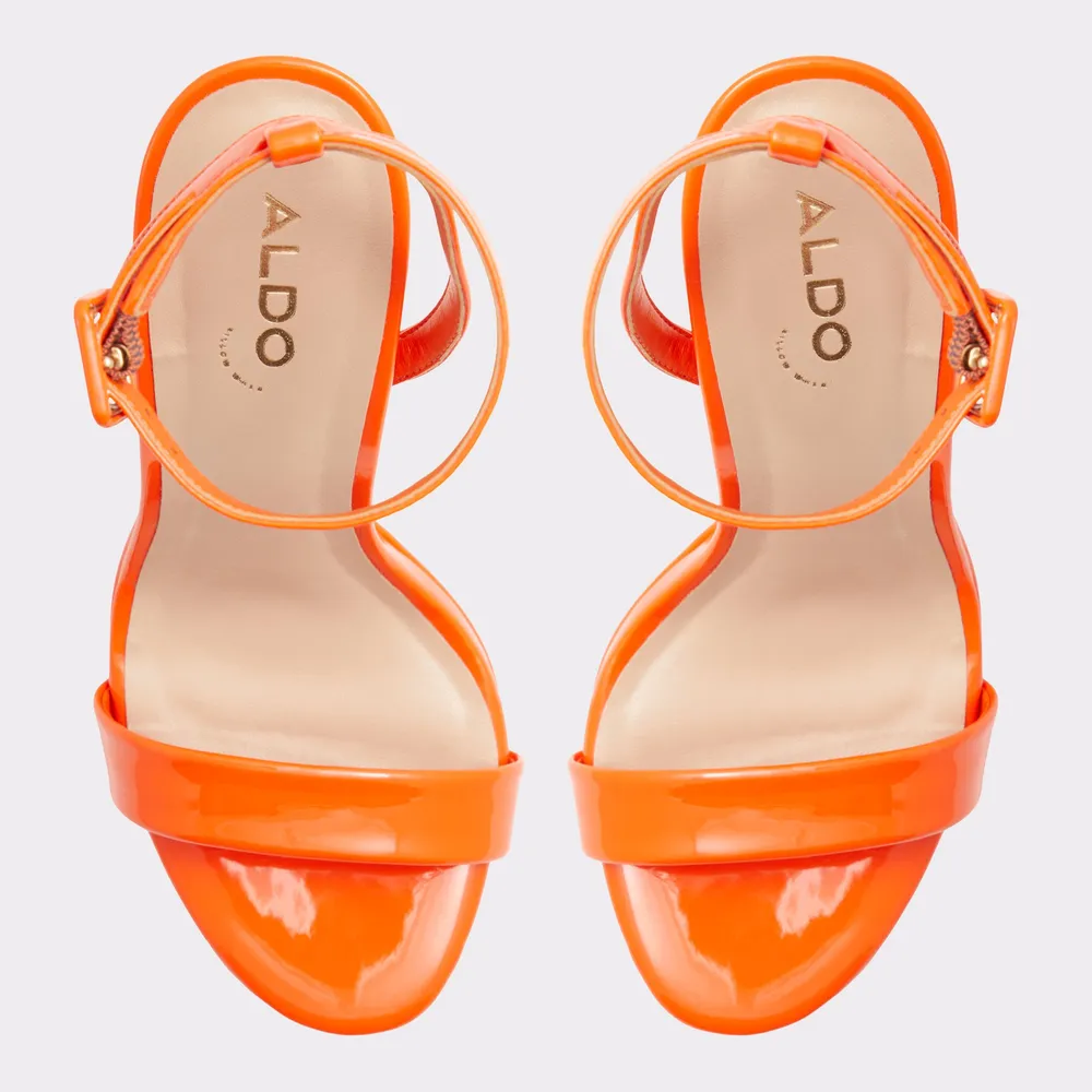 Kat Bright Orange Women's Strappy sandals | ALDO US