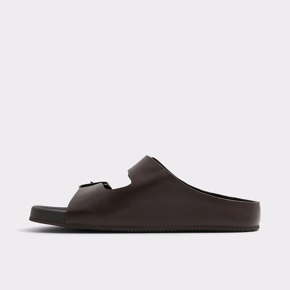 Kennebunk Dark Brown Men's Slides | ALDO Canada