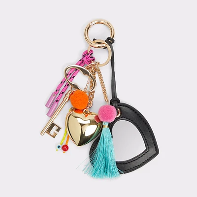 Keytastic Black/Gold Multi Women's Bag Charms & Keychains | ALDO US