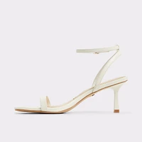 Kirri White/Bone Women's Heeled sandals | ALDO Canada