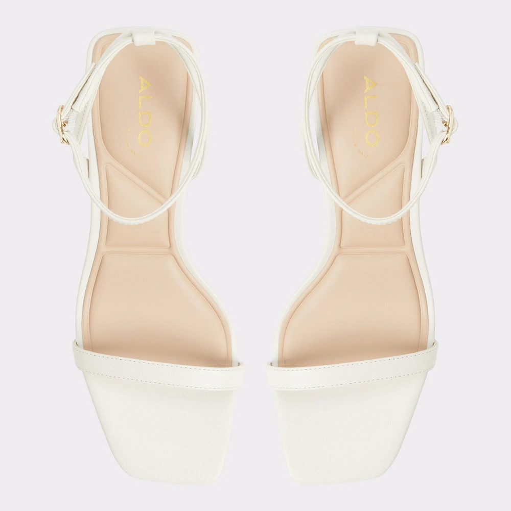 Kirri White/Bone Women's Heeled sandals | ALDO Canada
