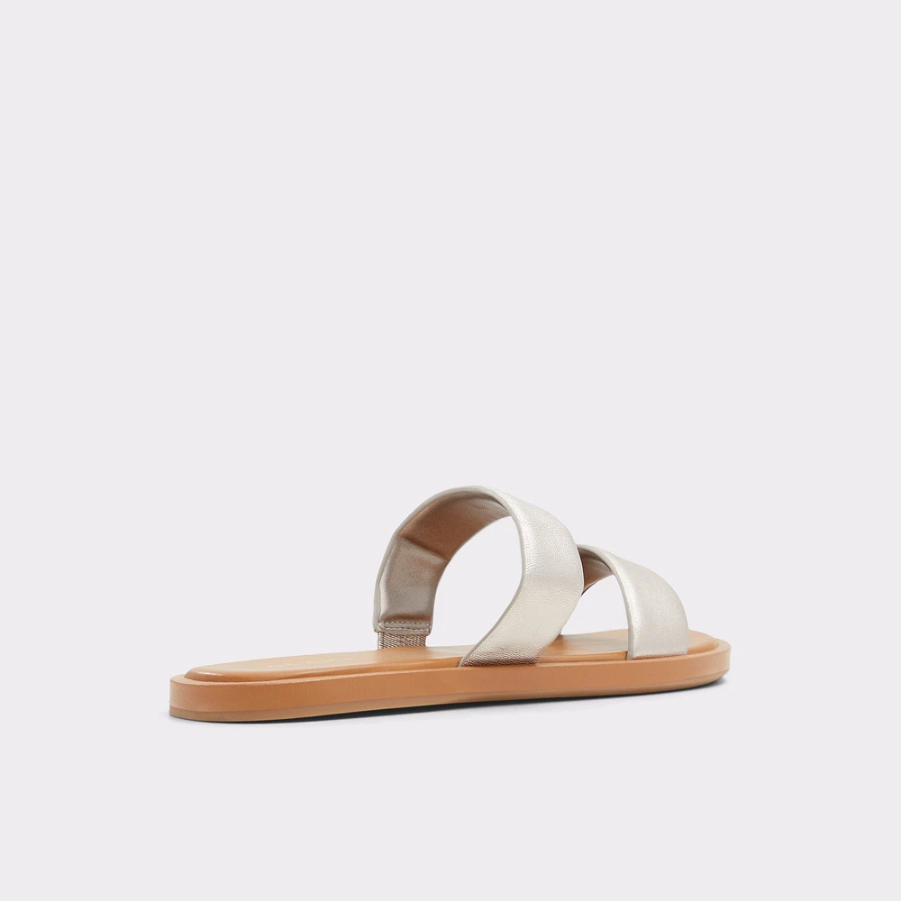 Krios Silver Women's Flat Sandals | ALDO Canada