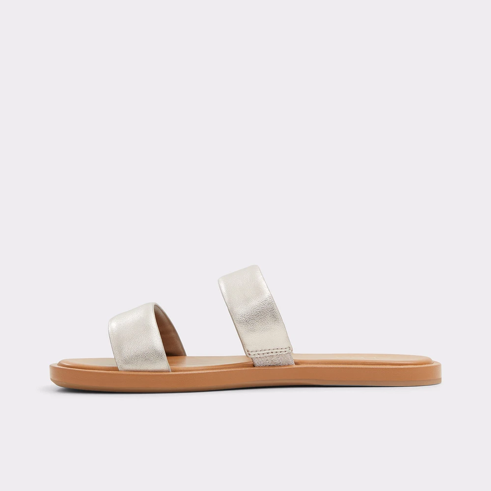 Krios Silver Women's Flat Sandals | ALDO Canada