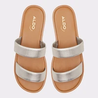 Krios Silver Women's Flat Sandals | ALDO Canada