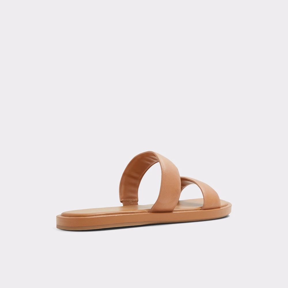 Krios Beige Foncé Femmes Sandales à talon plat | ALDO Canada