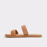 Krios Beige Foncé Femmes Sandales à talon plat | ALDO Canada