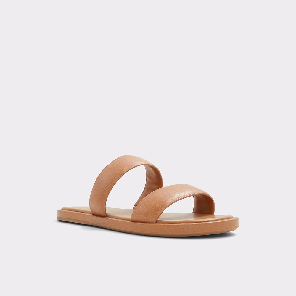 Krios Beige Foncé Femmes Sandales à talon plat | ALDO Canada