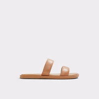 Krios Beige Foncé Femmes Sandales à talon plat | ALDO Canada