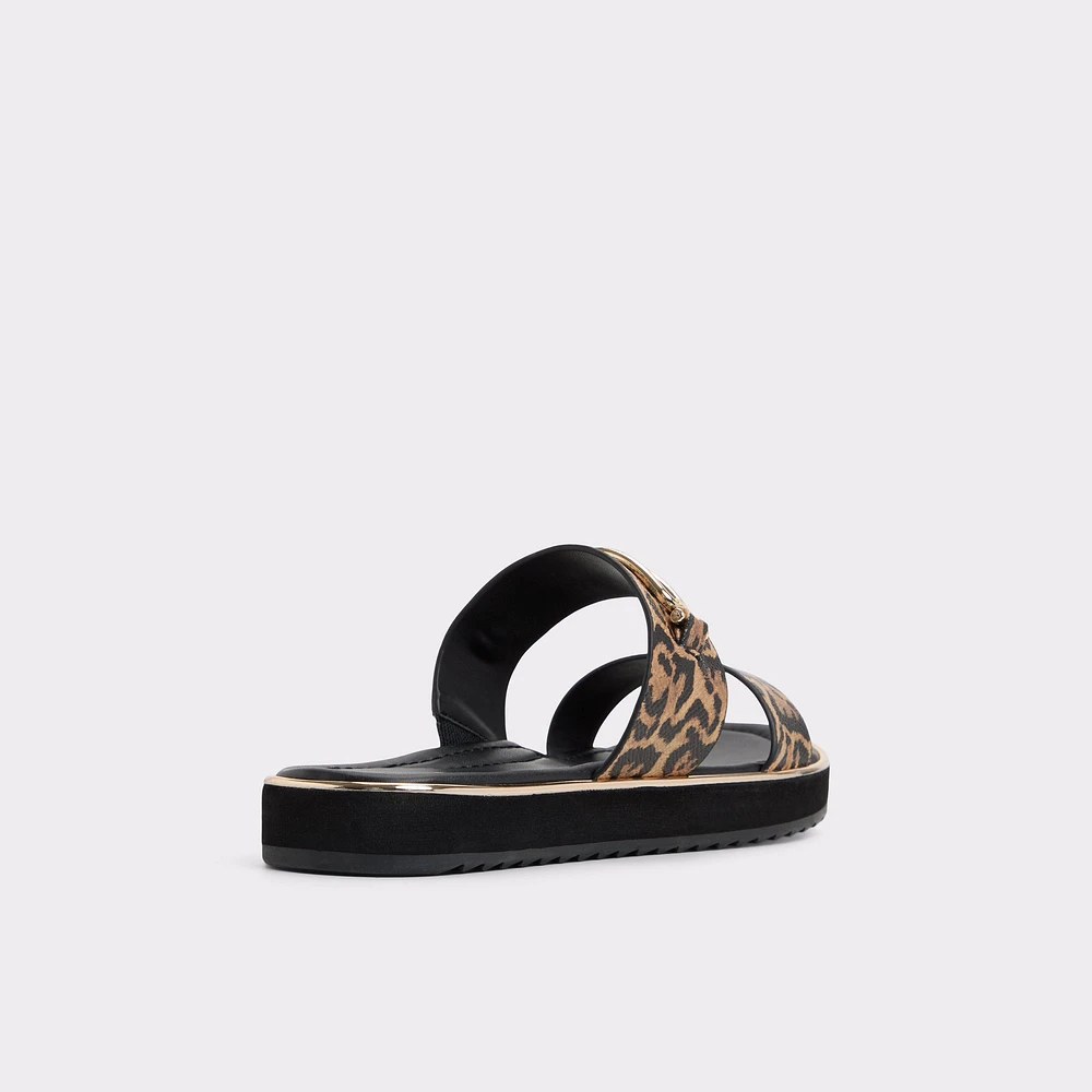 Lagoon Brown Multi Women's Strappy sandals | ALDO Canada