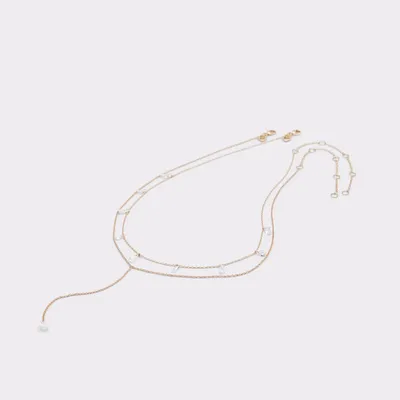 Lagrima Gold/Clear Multi Women's Necklaces | ALDO Canada