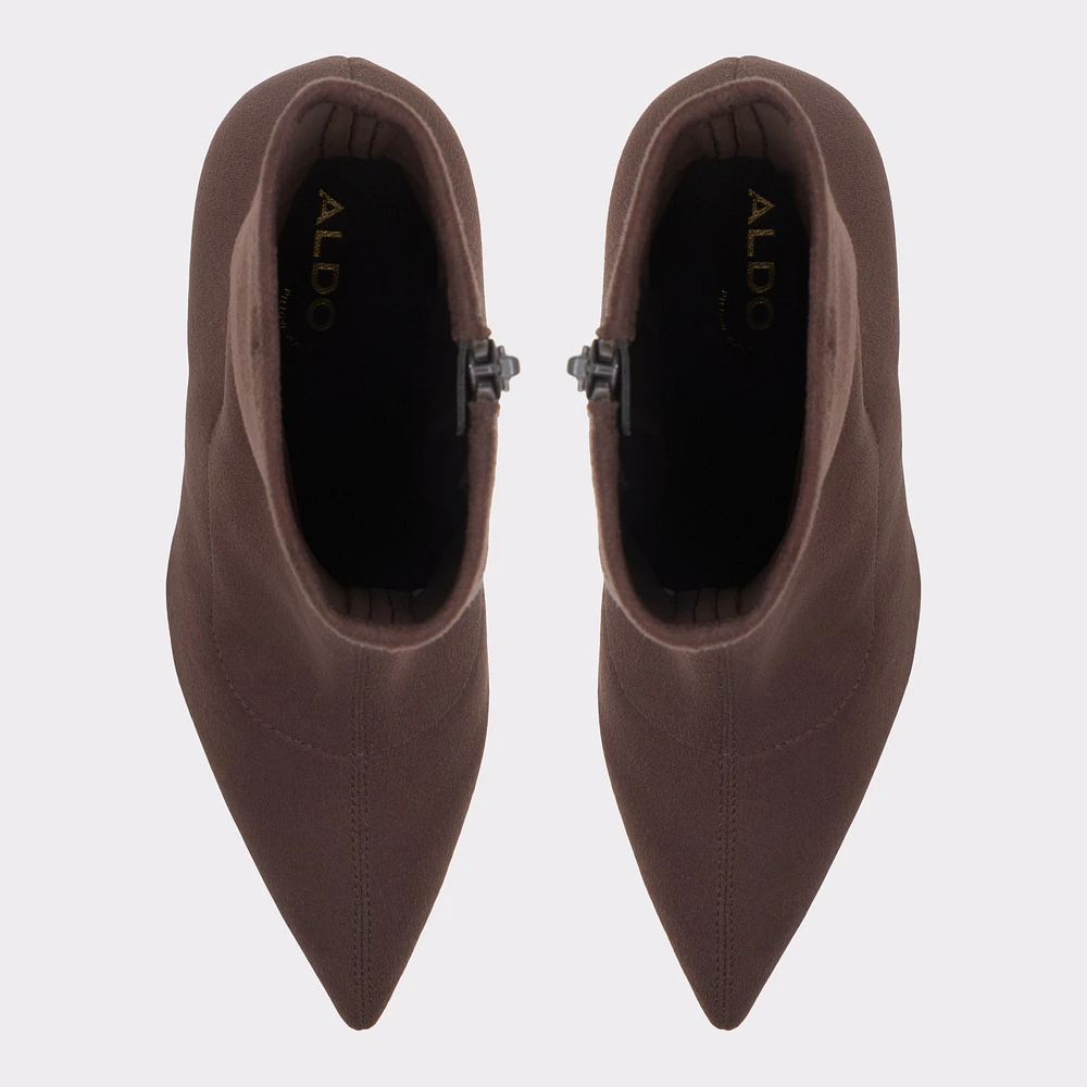 Larochel Marron Foncé Femmes Bottes chaussettes | ALDO Canada