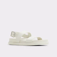 Laroisean White/Bone Women's Footbed sandals | ALDO Canada