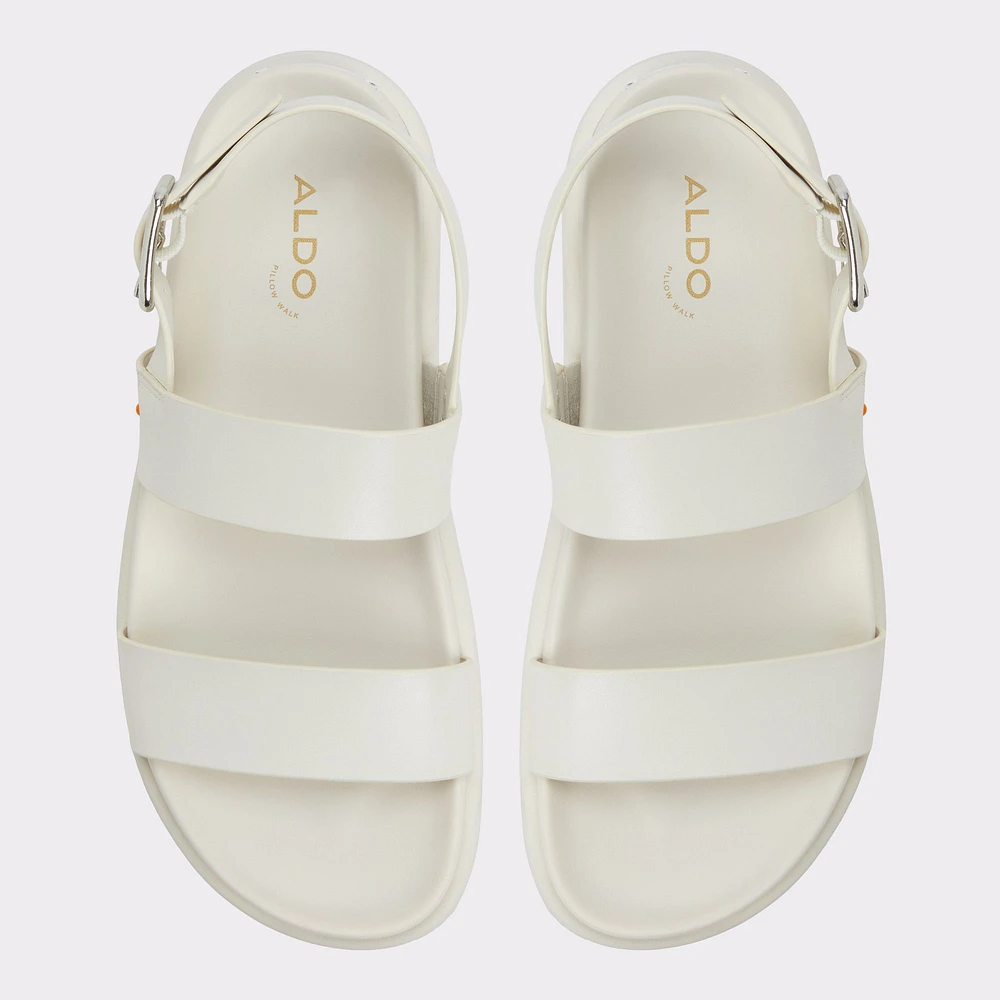 Laroisean White/Bone Women's Footbed sandals | ALDO Canada
