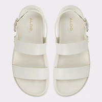 Laroisean White/Bone Women's Footbed sandals | ALDO Canada